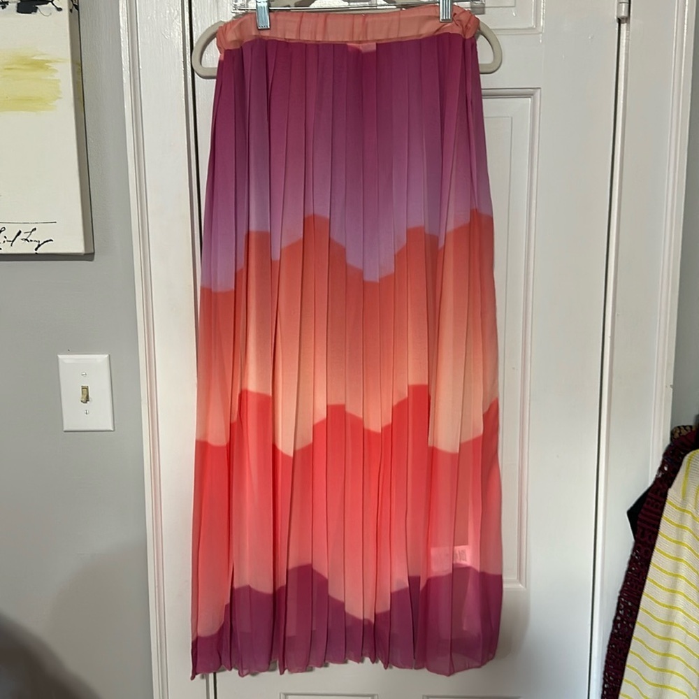 ALDO MARTINS raset maxi skirt in pink size large